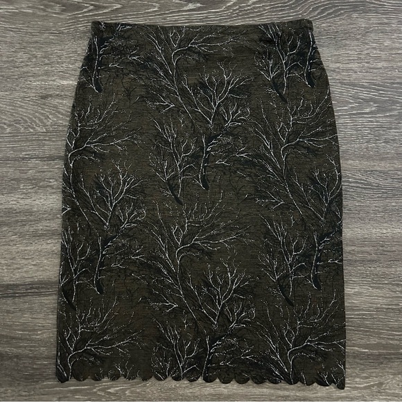 BROWN CHAMBRAY LONG SKIRT - KAOÂ